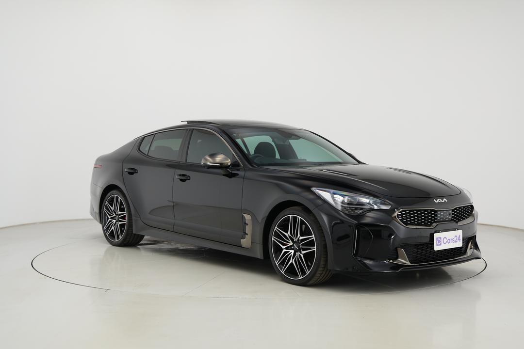 2022 Kia Stinger Gt (black Leather), Automatic, 44034 km, Right Front Diagonal (45- Degree) View