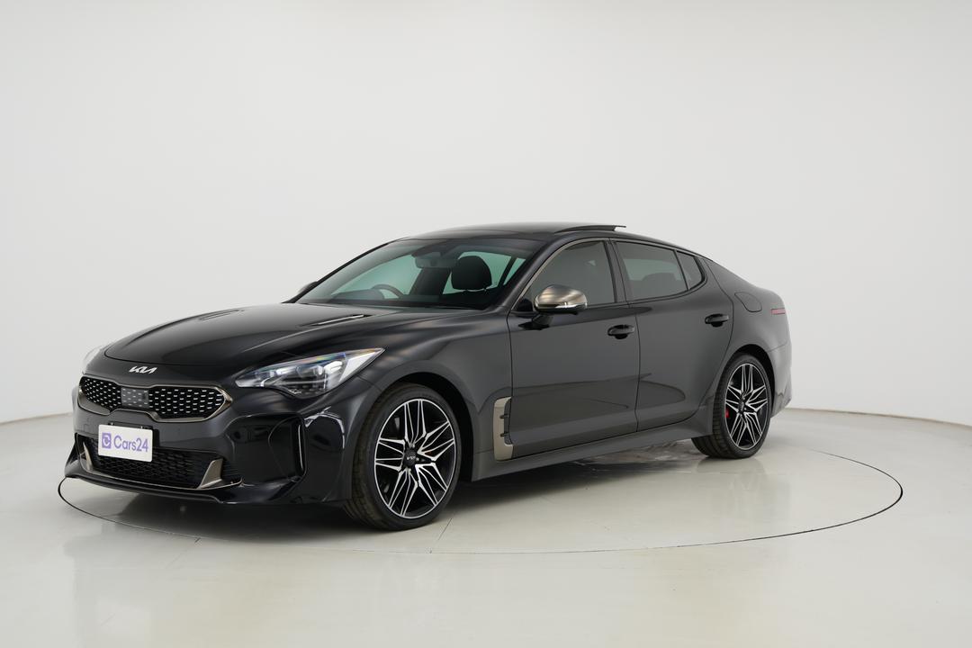 2022 Kia Stinger Gt (black Leather), Automatic, 44034 km, Left Front Diagonal (45- Degree) View