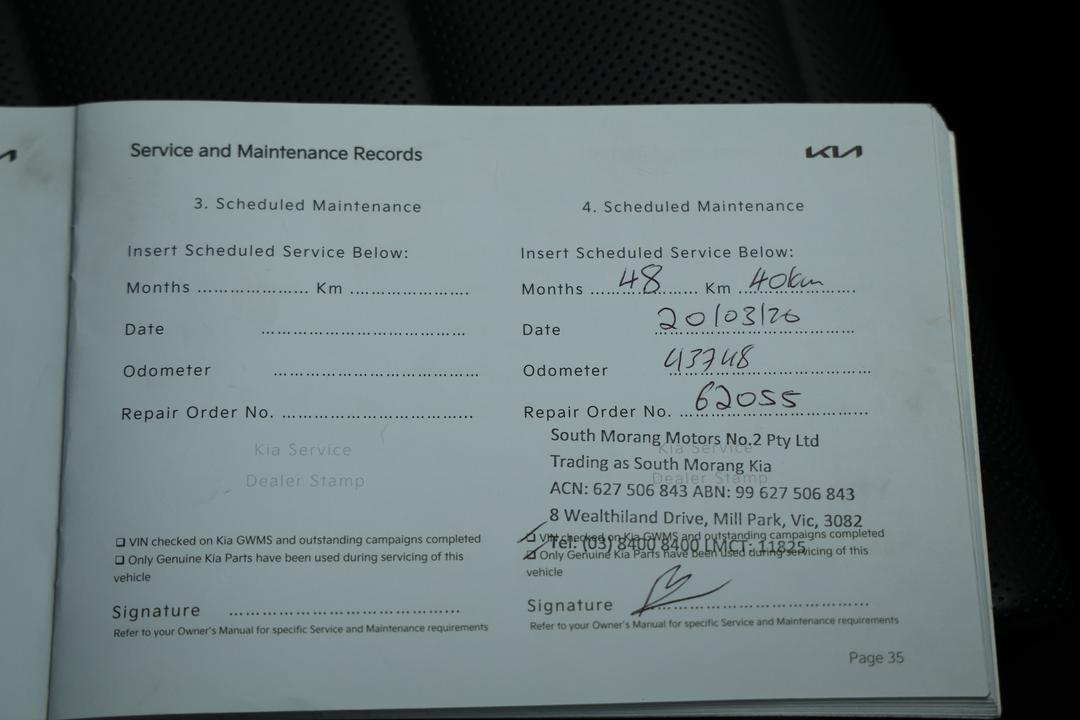 2022 Kia Stinger Gt (black Leather), Automatic, 44034 km, Service History