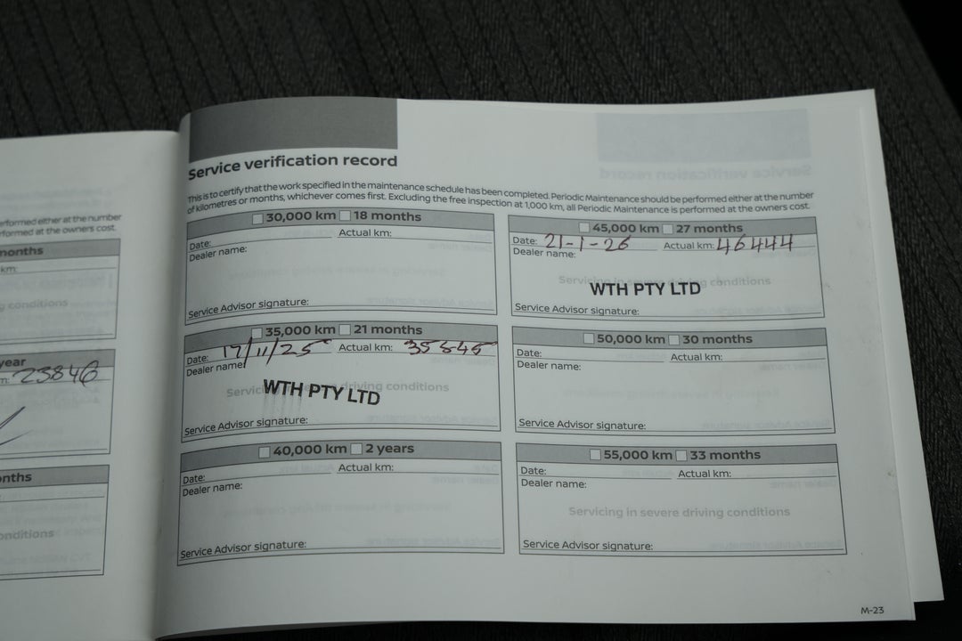 2024 Nissan X-trail St (2WD), Automatic, 53507 km, Service History