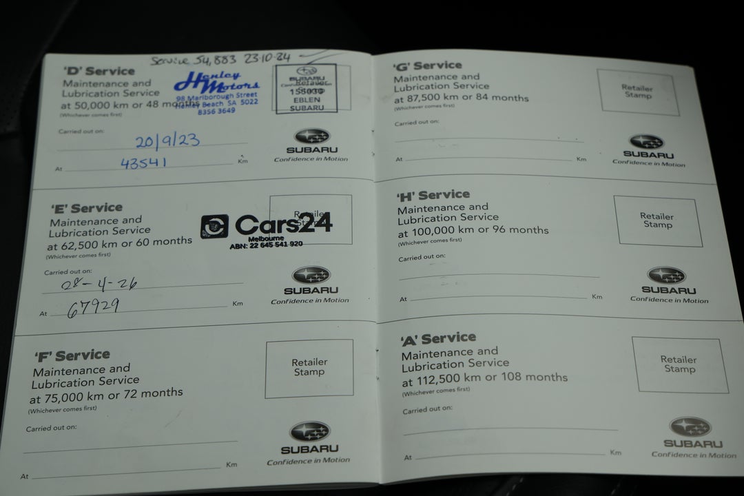 2019 Subaru Impreza 2.0i-s (AWD), Automatic, 67934 km, Service History