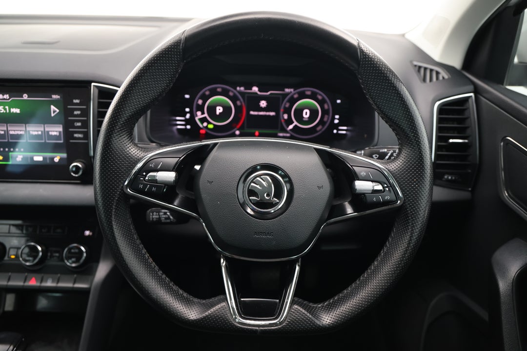 2021 SKODA Karoq 110tsi Nu, Automatic, 74874 km, Steering Wheel Close-up