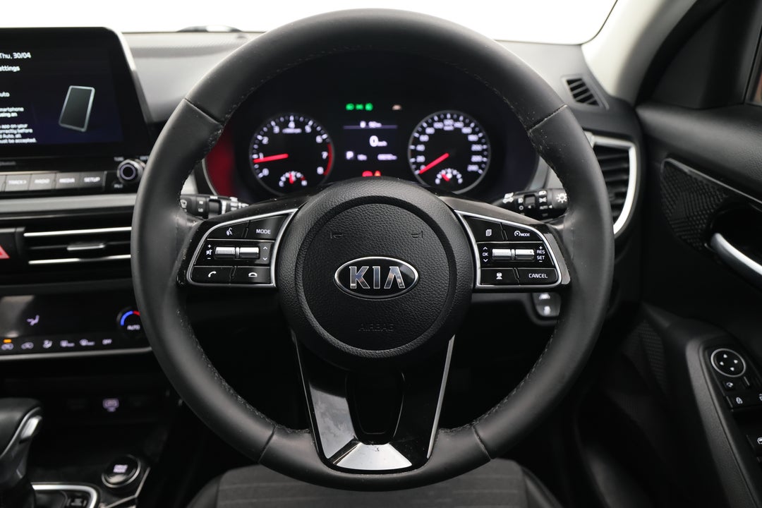 2019 Kia Seltos Sport+ (FWD), Automatic, 68292 km, Steering Wheel Close-up
