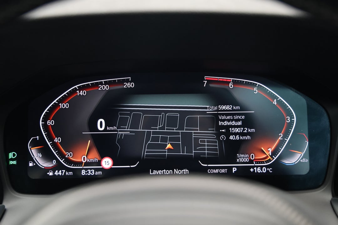 2020 BMW 3 20i M Sport, Automatic, 59682 km, Odometer View