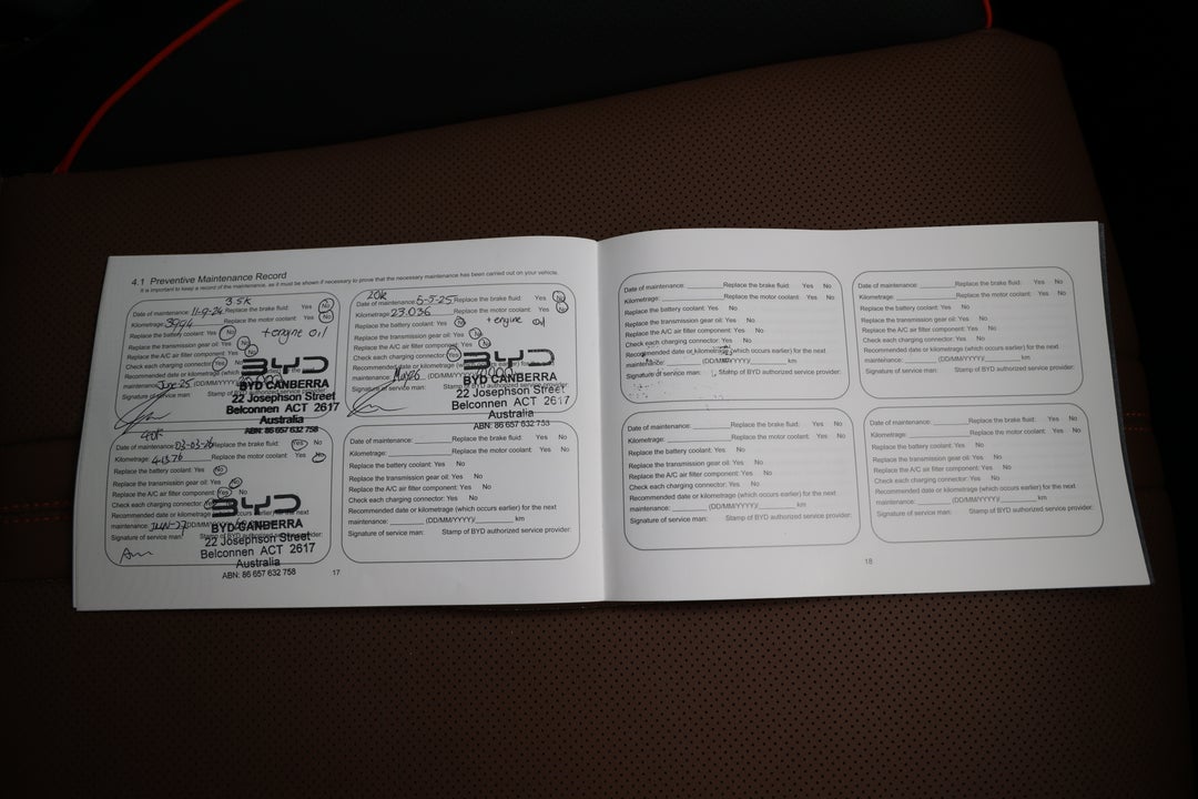 2024 Byd Sealion 6 Premium, Automatic, 44296 km, Service History