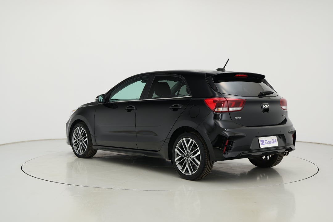 2023 Kia Rio Gt-line, Automatic, 10730 km, Left Back Diagonal (45- Degree) View