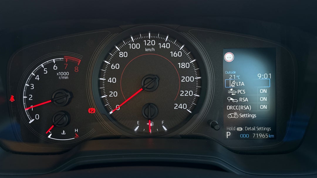 2018 Toyota Corolla Ascent Sport, Automatic, 71965 km, Odometer View
