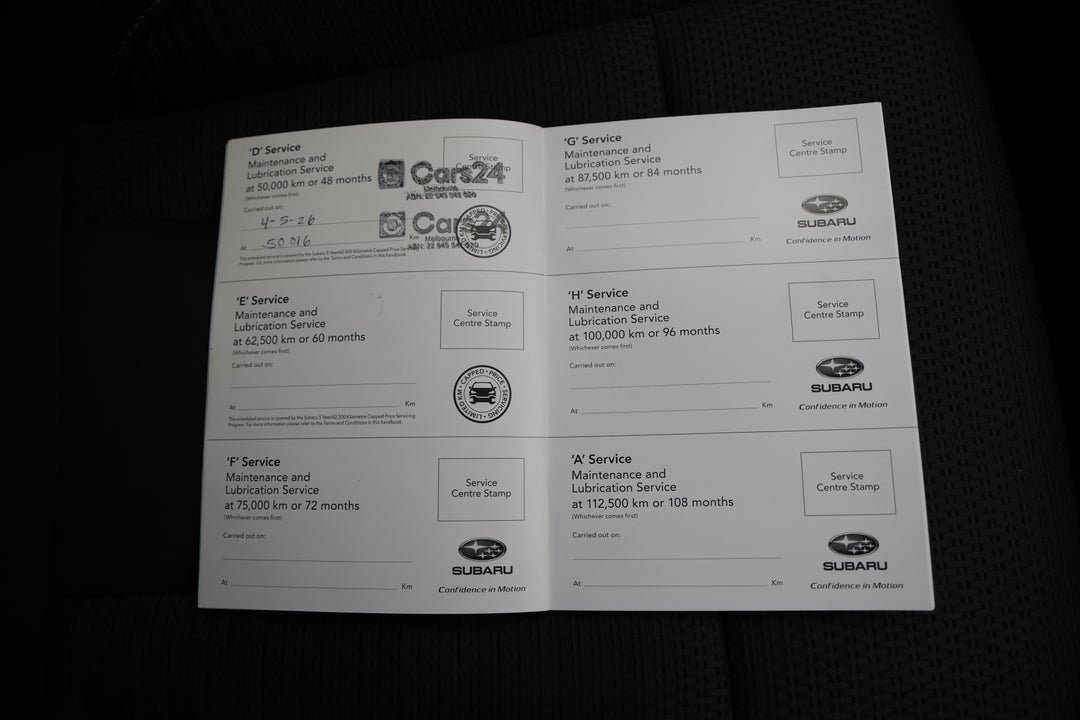 2024 Subaru Outback AWD, Automatic, 50017 km, Service History