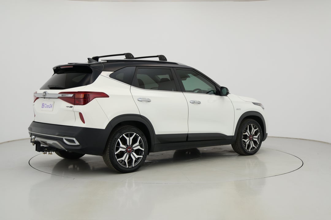 2021 Kia Seltos Gt-line (AWD), Automatic, 120674 km, Right Back Diagonal (45- Degree) View