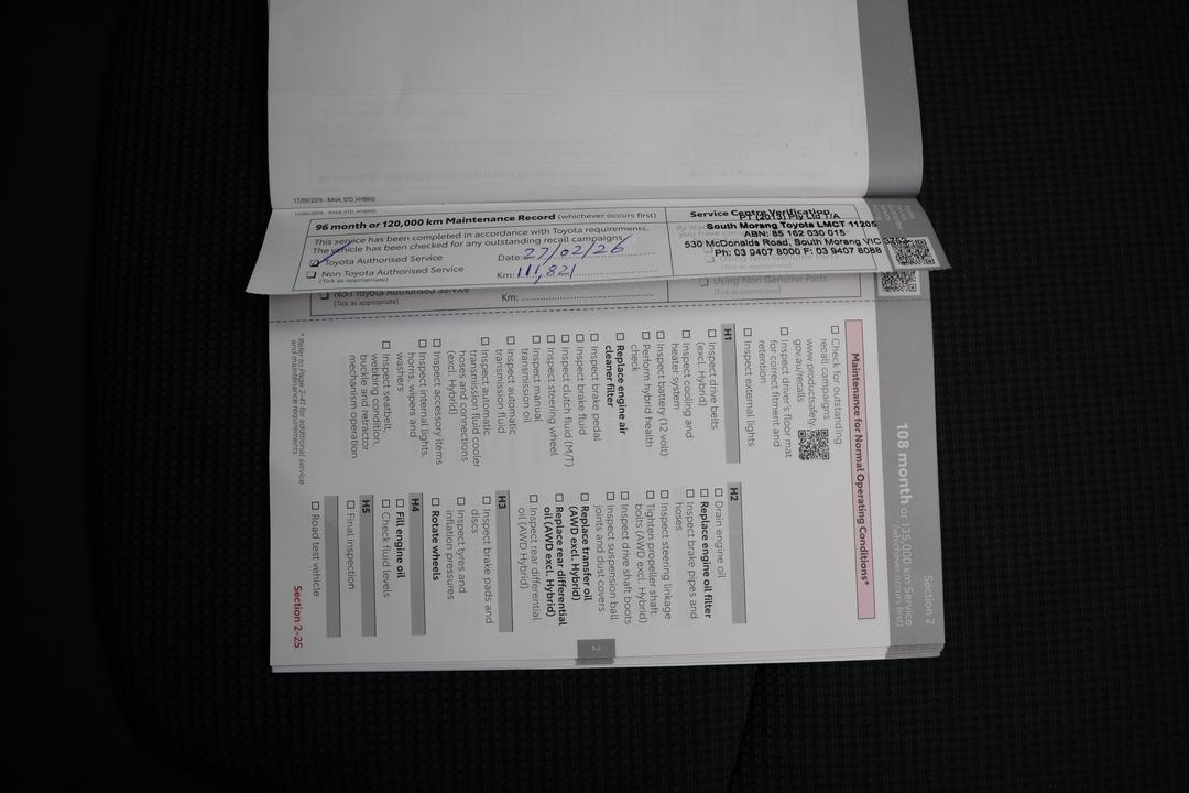 2021 Toyota RAV4 Gx (2WD) Hybrid, Automatic, 112024 km, Service History