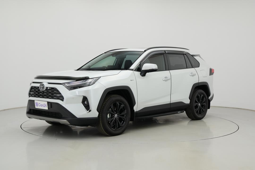 2025 Toyota RAV4 Cruiser (2WD) Hybrid, Automatic, 2410 km, Left Front Diagonal (45- Degree) View