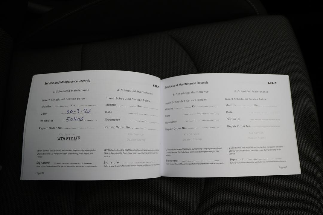 2024 Kia Cerato S Safety Pack, Automatic, 52398 km, Service History
