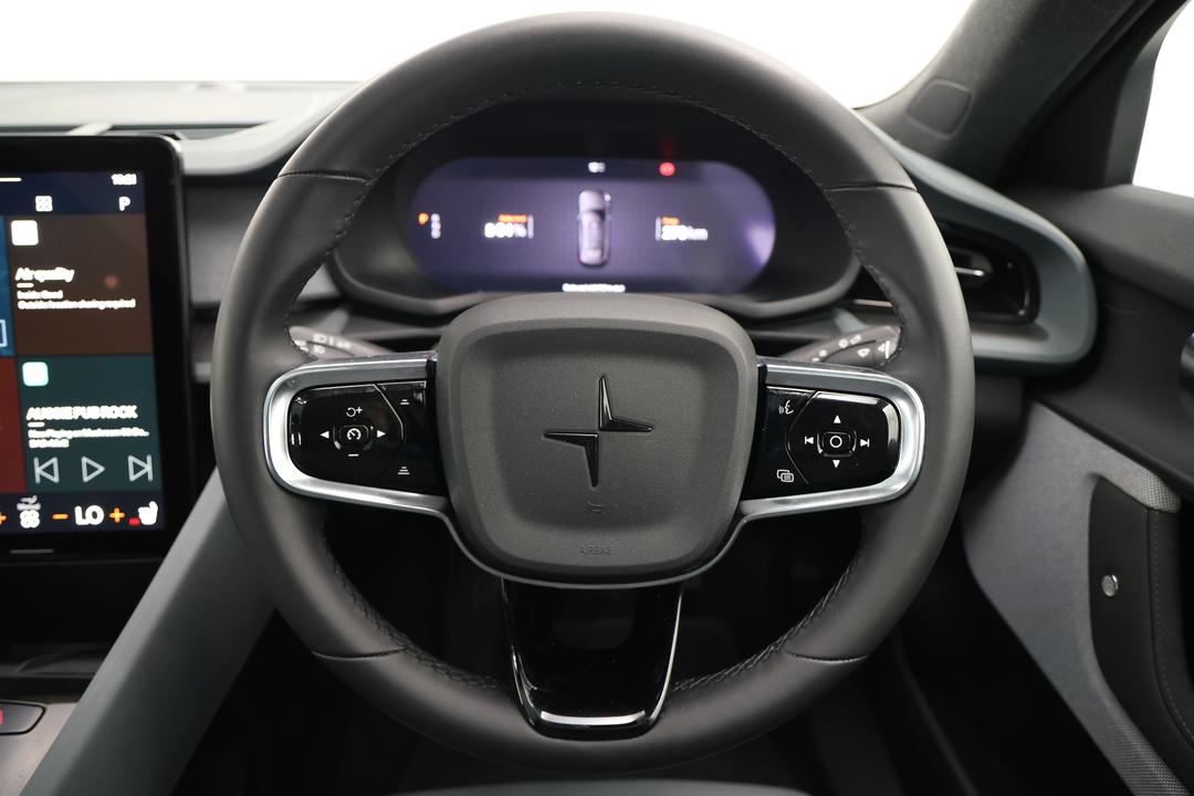 2022 Polestar 2 Long Range Single Motor 78kwh, Automatic, 28376 km, Steering Wheel Close-up