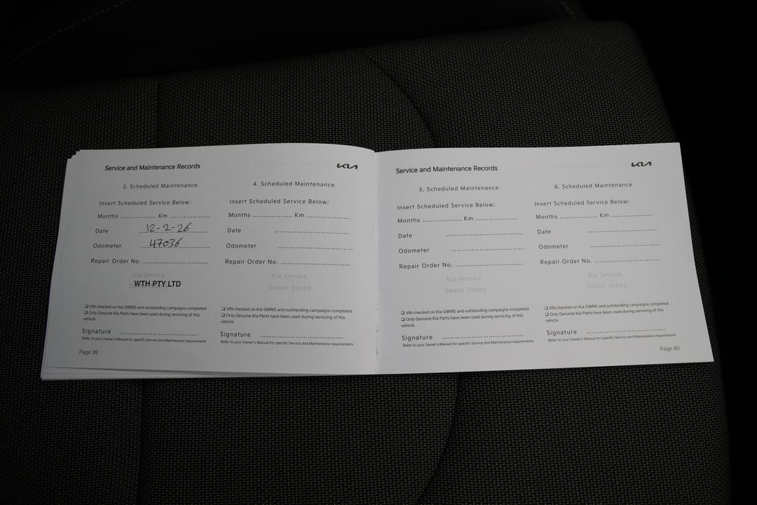 2024 Kia Cerato S, Automatic, 54316 km, Service History