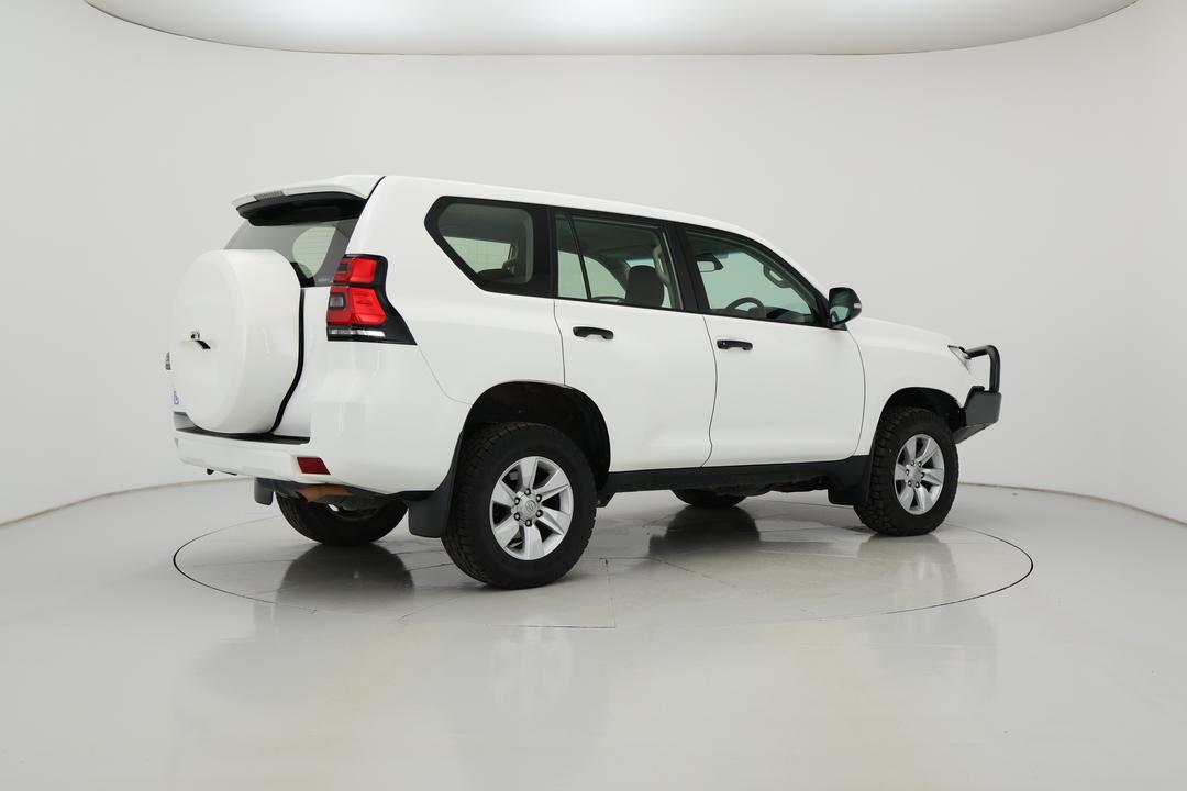 2019 Toyota Landcruiser Prado Gx (4x4), Automatic, 114238 km, Right Back Diagonal (45- Degree) View