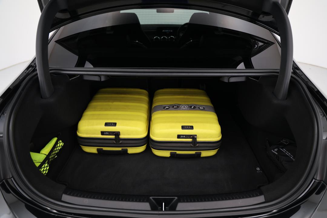 2021 Mercedes-amg A35 4matic, Automatic, 55730 km, Boot Inside View with Luggage