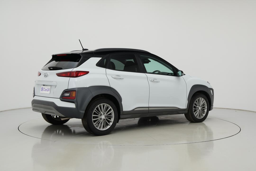 2017 Hyundai Kona Elite (FWD), Automatic, 90091 km, Right Back Diagonal (45- Degree) View