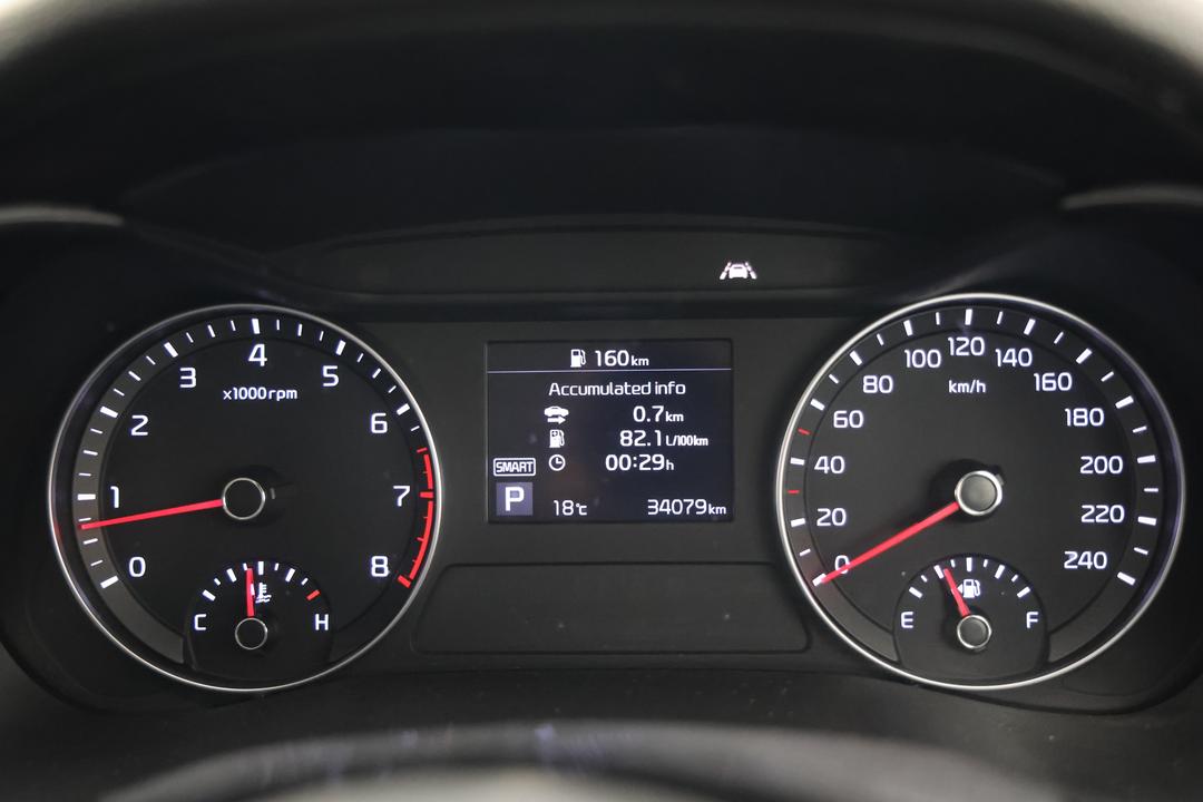 2020 Kia Cerato Sport Nav, Automatic, 34079 km, Odometer View