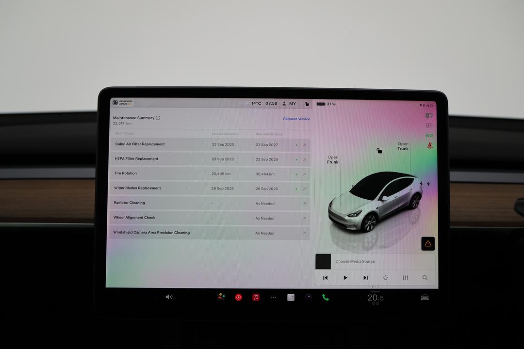 2022 Tesla Model Y Rear-wheel Drive, Automatic, 22517 km, Service History