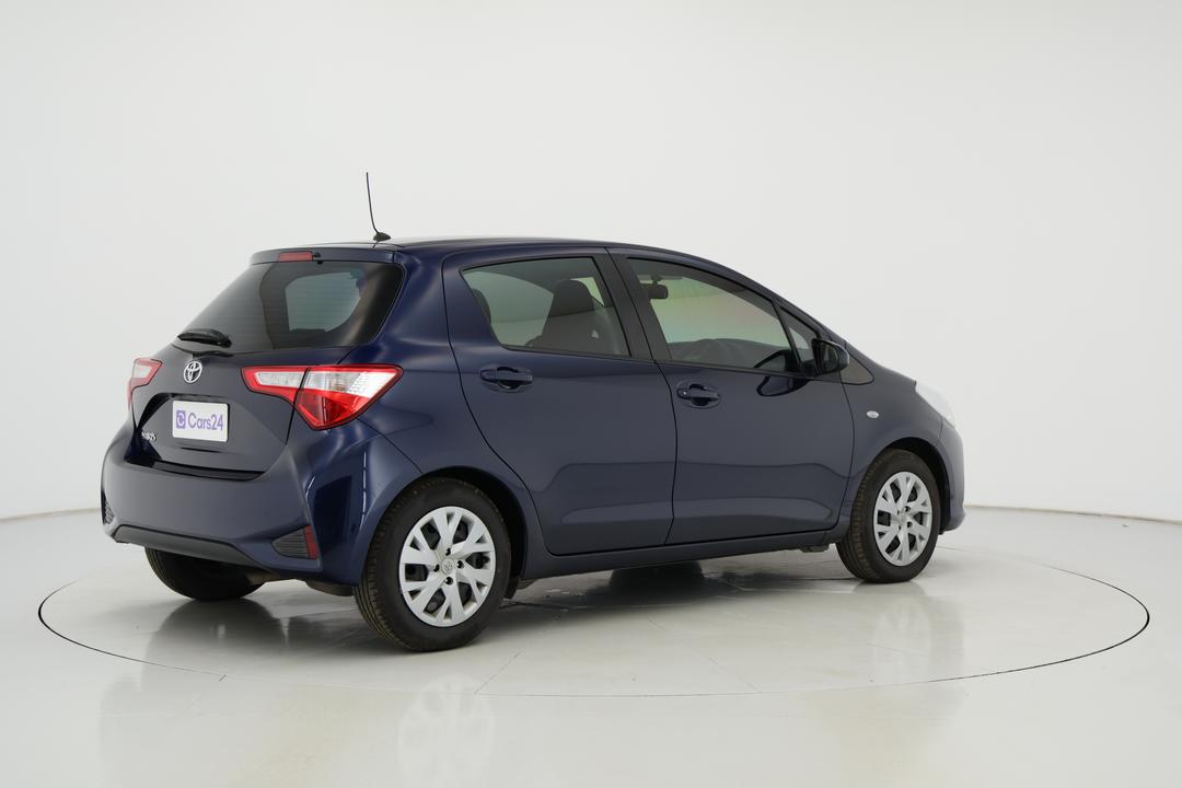2019 Toyota Yaris Ascent, Automatic, 56670 km, Right Back Diagonal (45- Degree) View