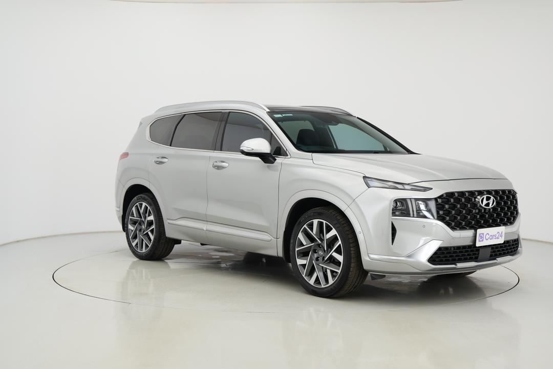 2022 Hyundai Santa Fe Highlander Crdi (AWD), Automatic, 49233 km, Right Front Diagonal (45- Degree) View