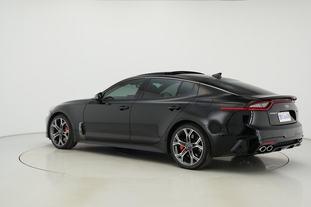 2017 Kia Stinger Gt (black Leather), Automatic, 41487 km, Left Back Diagonal (45- Degree) View