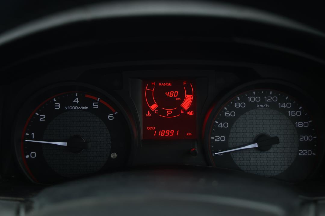 2017 Isuzu D-MAX Sx Hi-ride (4x2), Automatic, 118991 km, Boot Inside View with Luggage