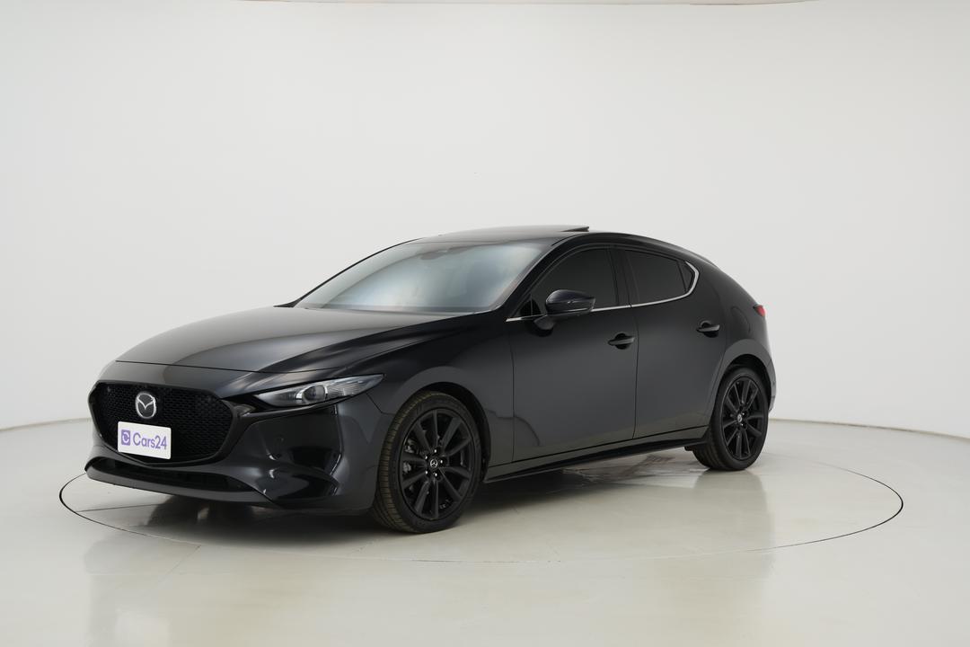2021 Mazda 3 G25 Astina, Automatic, 83683 km, Left Front Diagonal (45- Degree) View