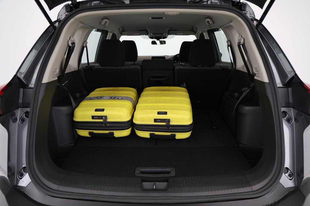 2024 Nissan X-trail St (4WD) 7 Seat, Automatic, 22789 km, Boot Inside View with Luggage