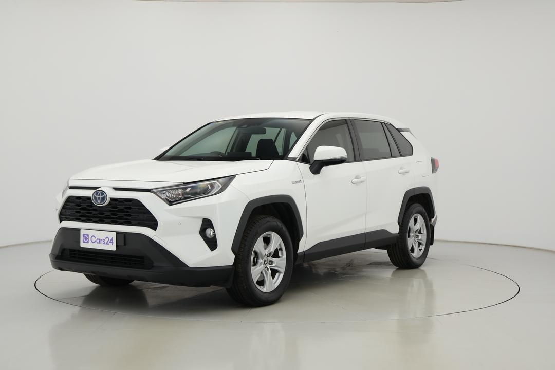 2021 Toyota RAV4 Gx (AWD) Hybrid, Automatic, 45467 km, Left Front Diagonal (45- Degree) View