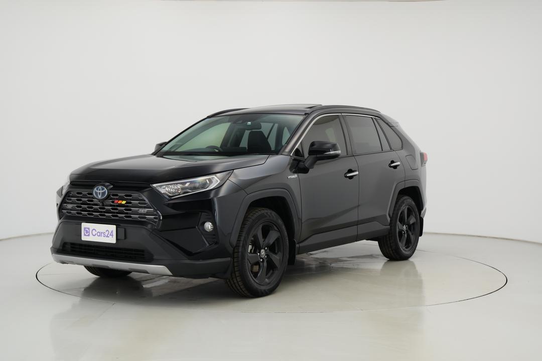 2020 Toyota RAV4 Cruiser (AWD) Hybrid, Automatic, 154992 km, Left Front Diagonal (45- Degree) View