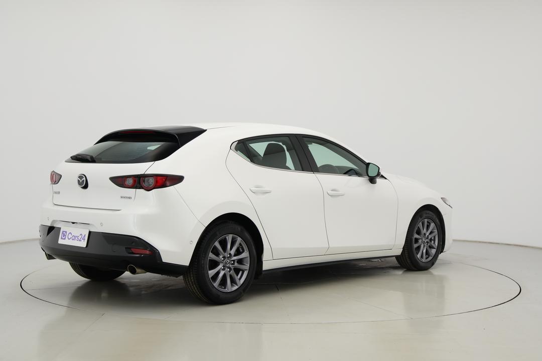 2021 Mazda 3 G20 Pure, Automatic, 107077 km, Right Back Diagonal (45- Degree) View