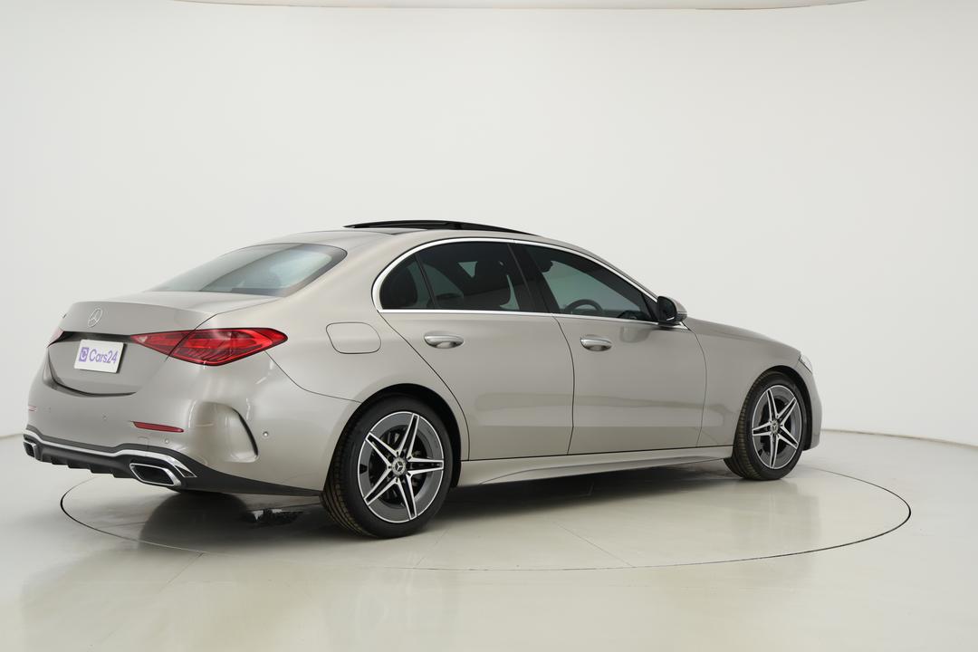 2022 Mercedes-benz C200 Mhev, Automatic, 34064 km, Right Back Diagonal (45- Degree) View