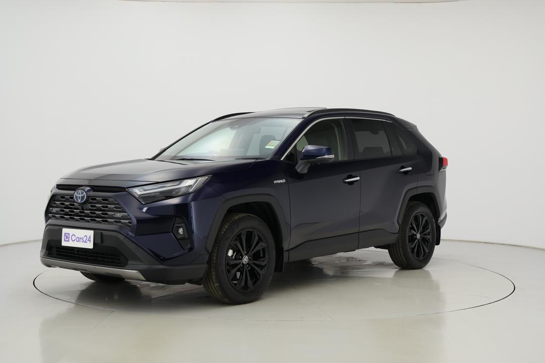2023 Toyota RAV4 Cruiser (AWD) Hybrid, Automatic, 44416 km, Left Front Diagonal (45- Degree) View