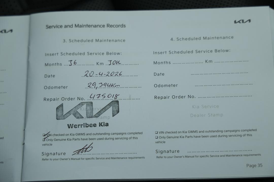 2023 Kia Sorento Gt-line 7 Seat Phev AWD, Automatic, 29881 km, Third Row Seats