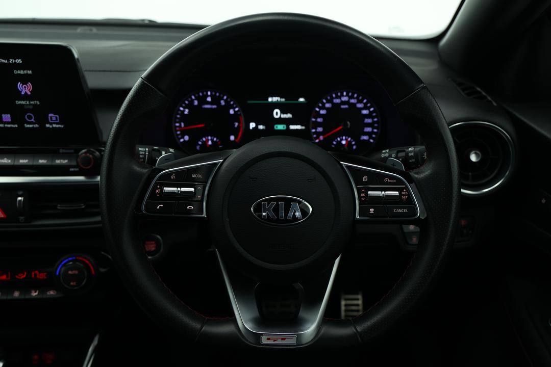 2019 Kia Cerato Gt Safety Pack, Automatic, 56945 km, Steering Wheel Close-up