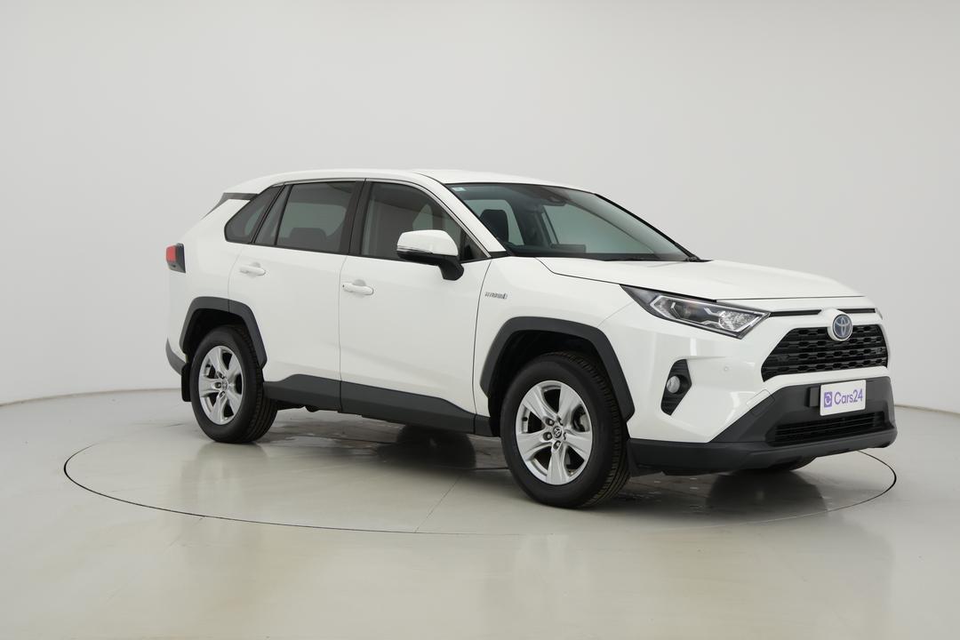 2021 Toyota RAV4 Gx (AWD) Hybrid, Automatic, 94954 km, Right Front Diagonal (45- Degree) View