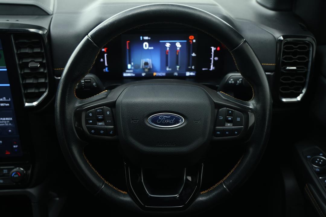 2019 Ford Ranger Wildtrak 3.2 (4x4), Automatic, 82280 km, Steering Wheel Close-up