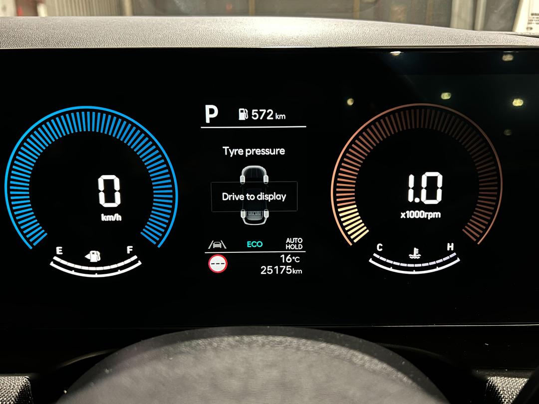 2024 Hyundai Tucson (FWD), Automatic, 25175 km, Odometer View
