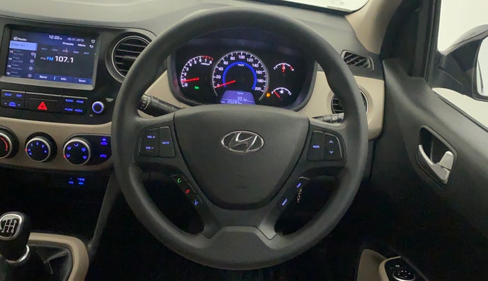 2019 Hyundai Grand i10 SPORTZ 1.2 KAPPA VTVT, Petrol, Manual, 20,294 km, Steering Wheel Close Up