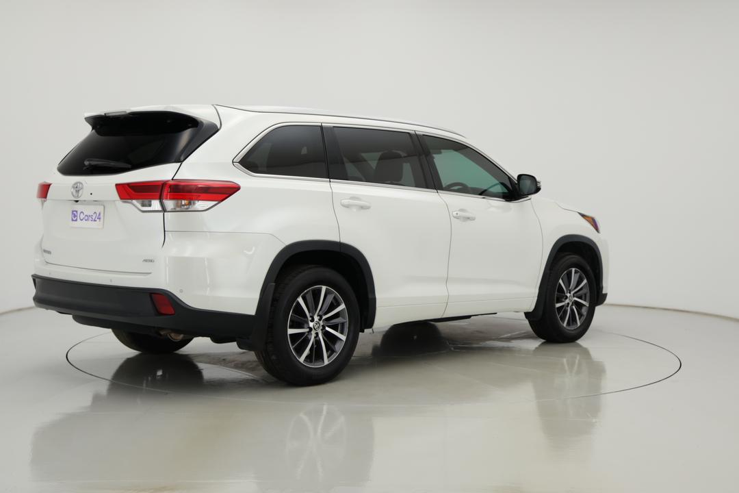 2019 Toyota Kluger Gxl (4x4), Automatic, 73833 km, Right Back Diagonal (45- Degree) View