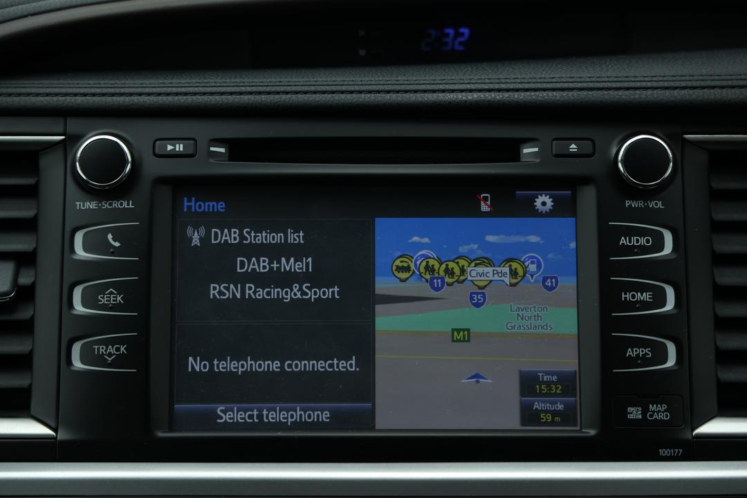 2016 Toyota Kluger Grande (4x4), Automatic, 121642 km, Infotainment System