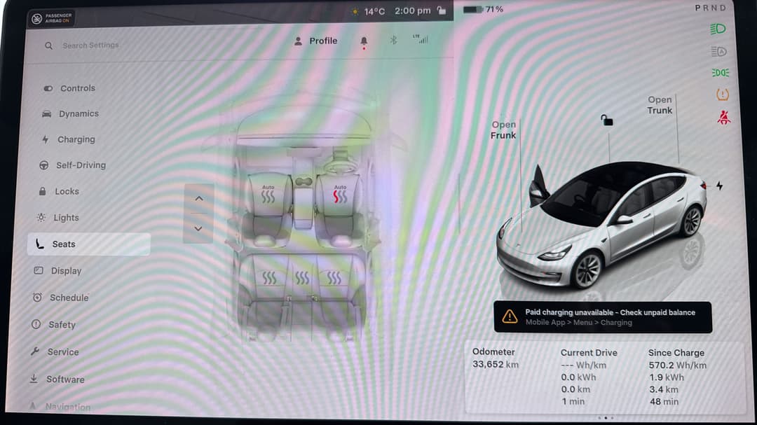 2022 Tesla Model 3 Long Range, Automatic, 33652 km, Ventilated Seats
