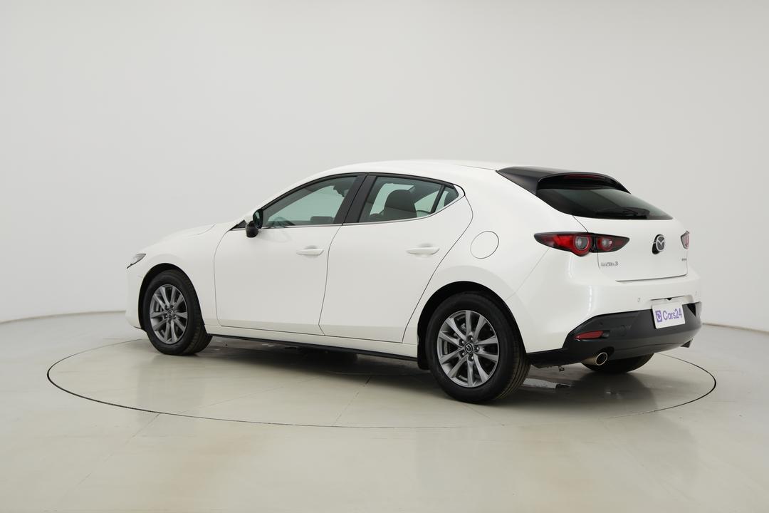 2024 Mazda 3 G20 Pure, Automatic, 32729 km, Left Back Diagonal (45- Degree) View