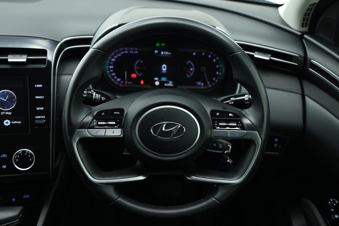 2021 Hyundai Tucson (FWD), Automatic, 80901 km, Steering Wheel Close-up