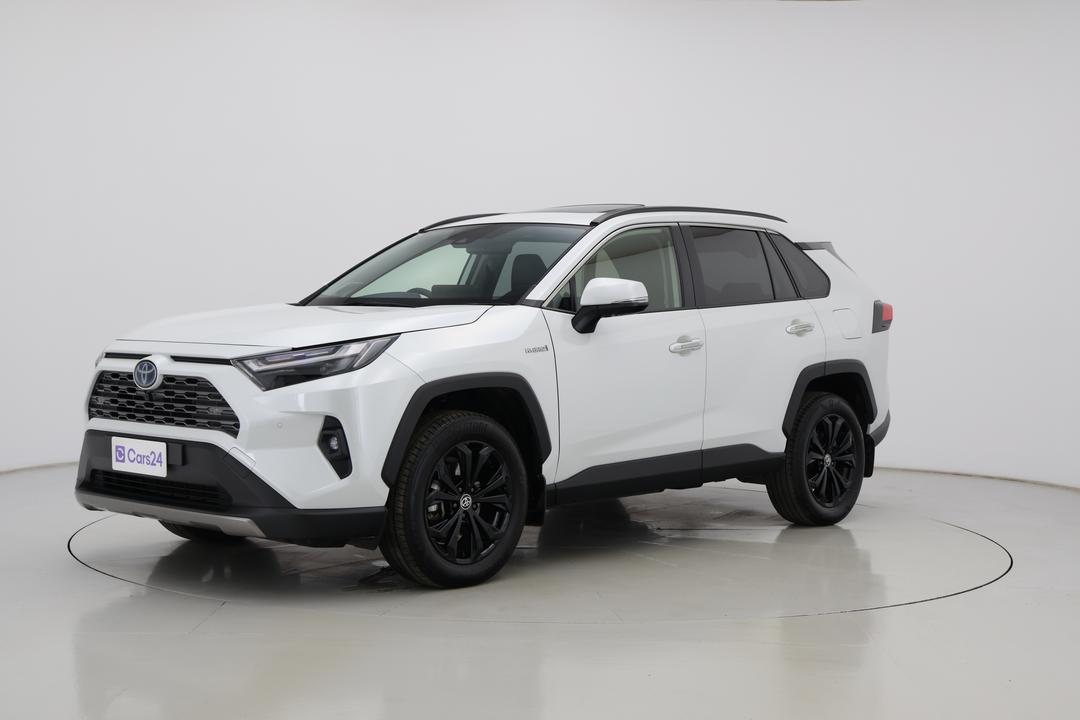 2024 Toyota RAV4 Cruiser (AWD) Hybrid, Automatic, 28354 km, Left Front Diagonal (45- Degree) View