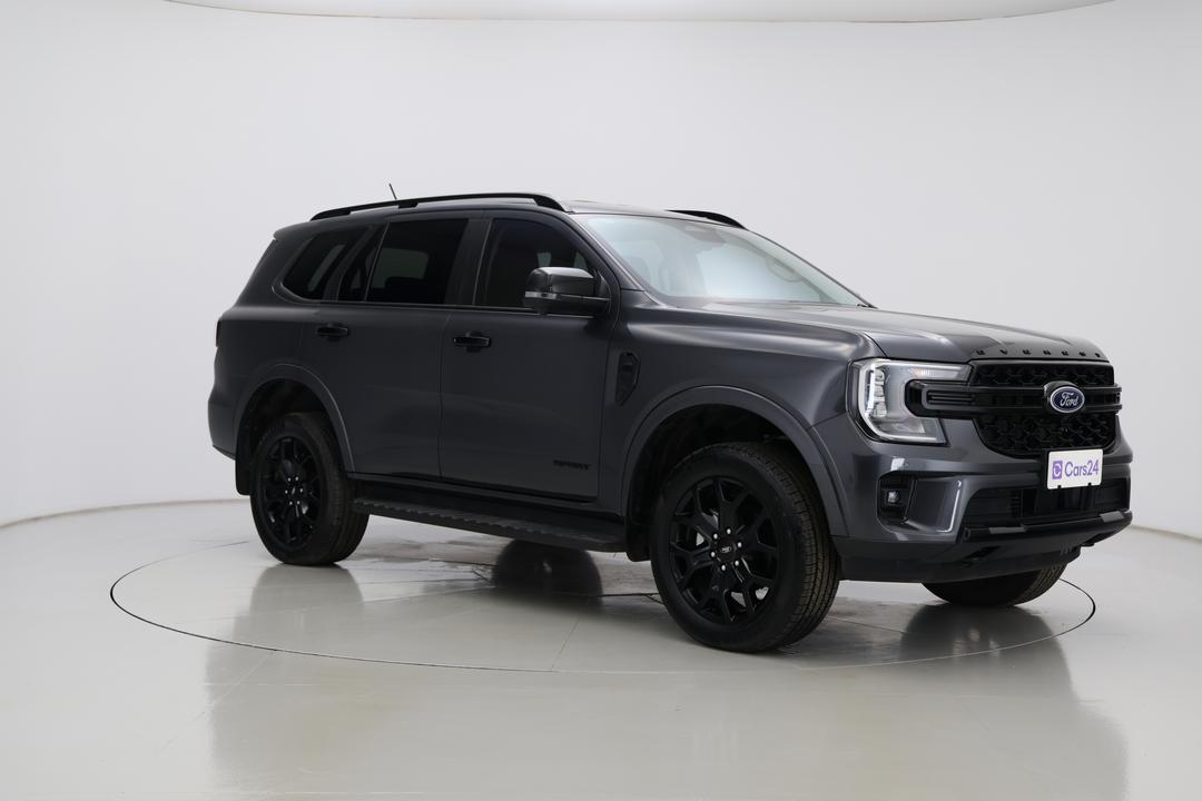 2024 Ford Everest Sport (4WD), Automatic, 23806 km, Right Front Diagonal (45- Degree) View