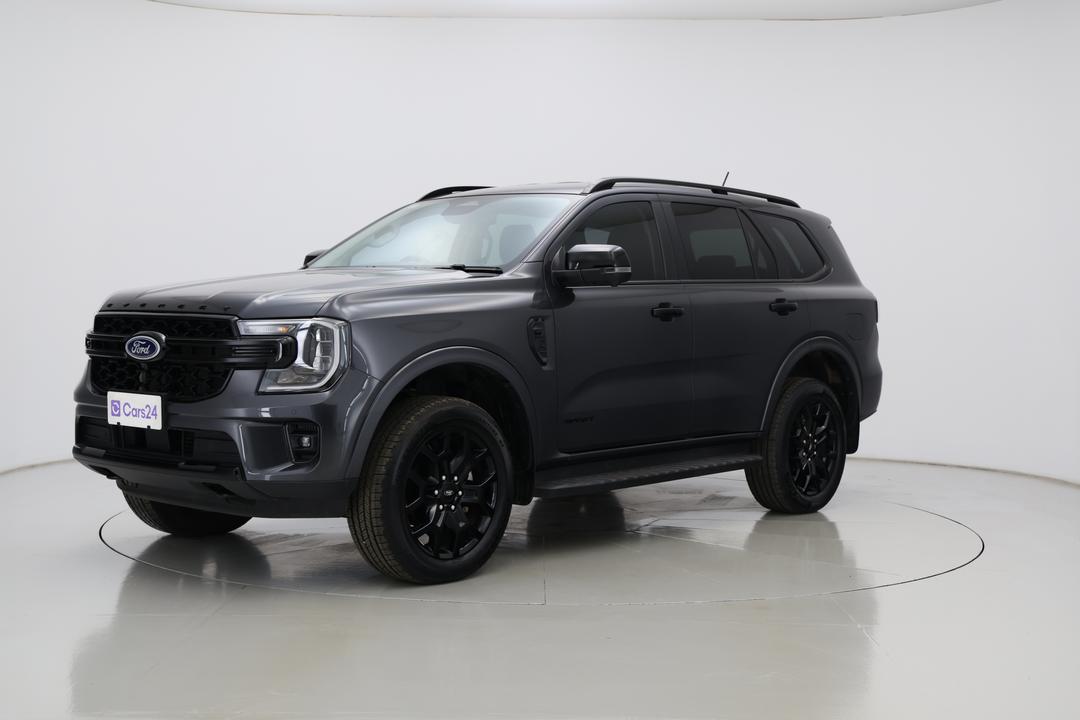 2024 Ford Everest Sport (4WD), Automatic, 23806 km, Left Front Diagonal (45- Degree) View