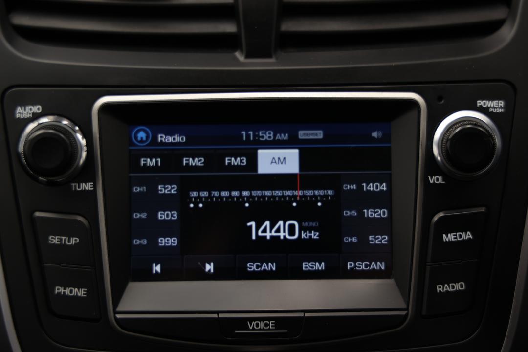 2016 Hyundai Accent Active, Automatic, 49760 km, Infotainment System