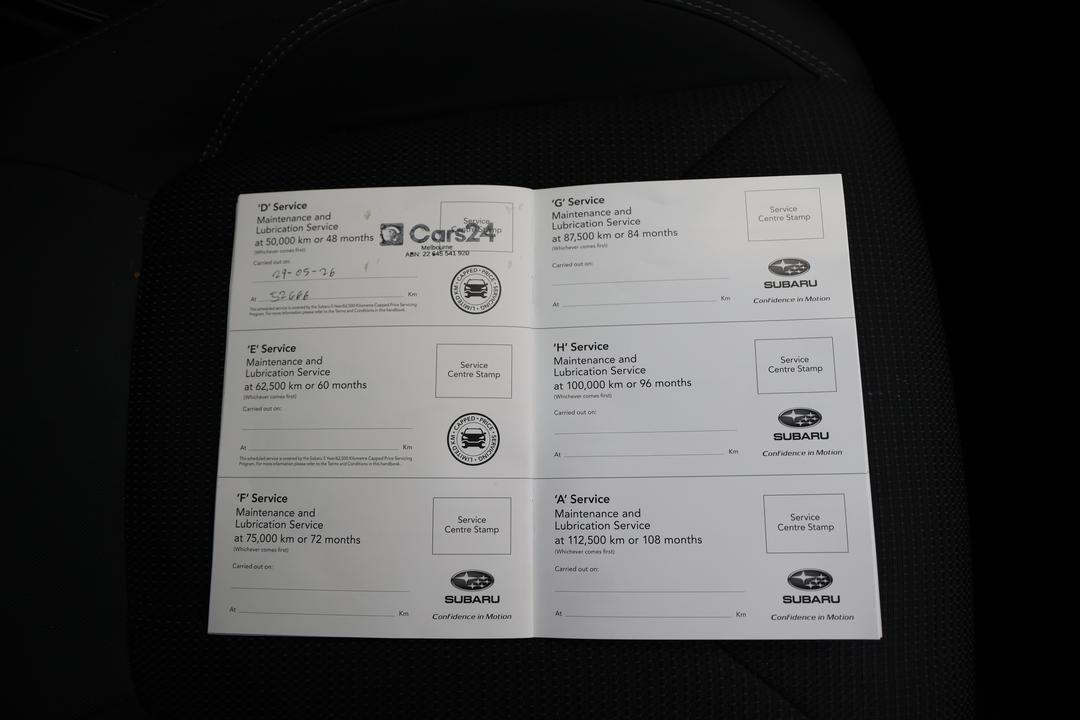 2024 Subaru Forester 2.5i (AWD), Automatic, 52667 km, Service History